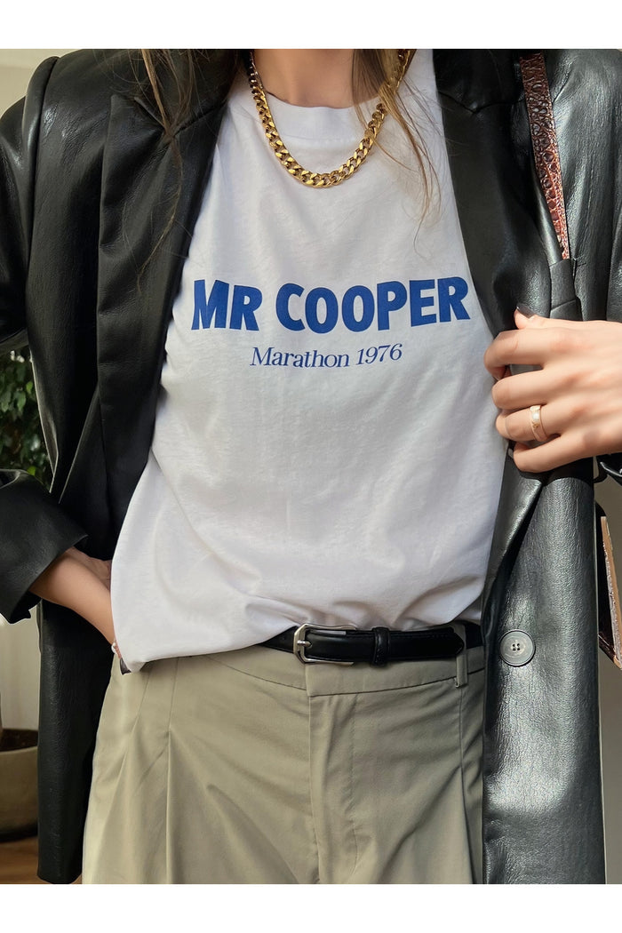 Amalfi Serisi Organik Pamuk Oversize Kesim Kısa Kollu T-shirt