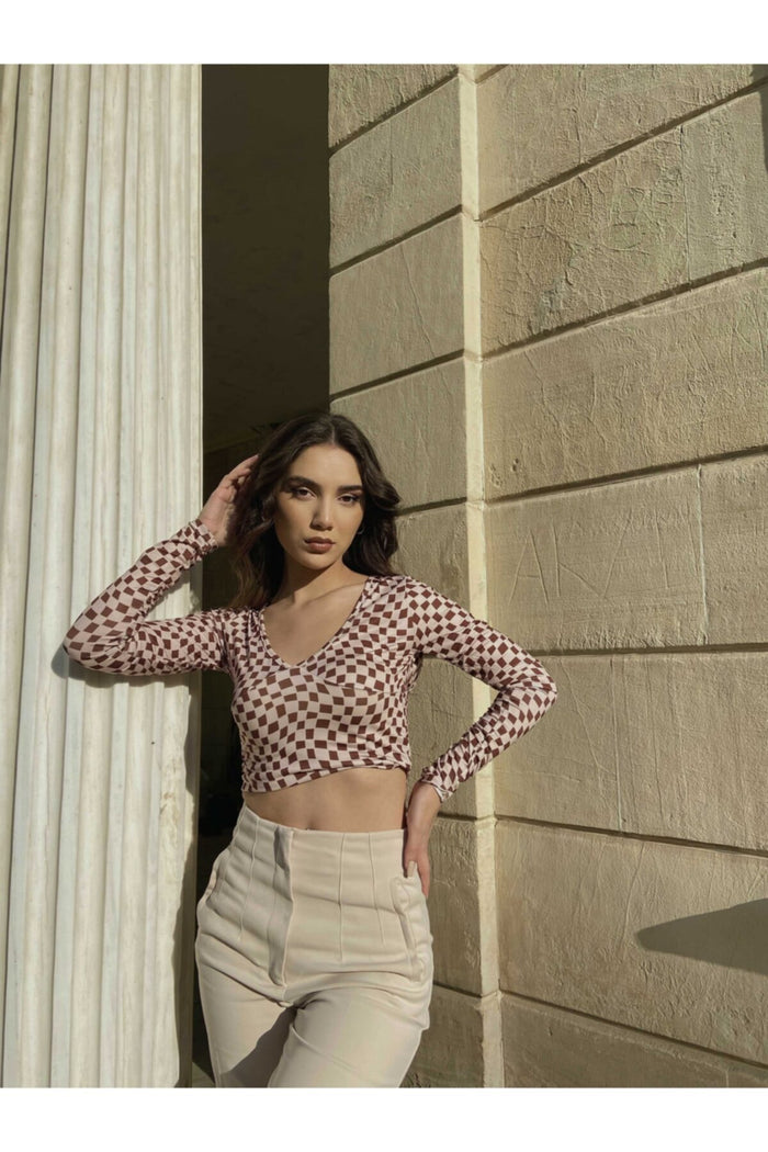 Kadın Crop Bluz