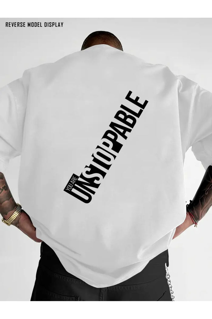 Premium Oversize Kesim Kısa Kollu Baskılı T-shirt