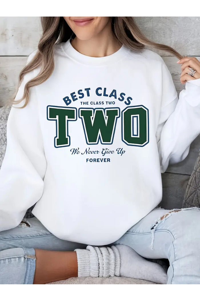 Premium Oversize Kesim Uzun Kollu Baskılı Sweatshirt