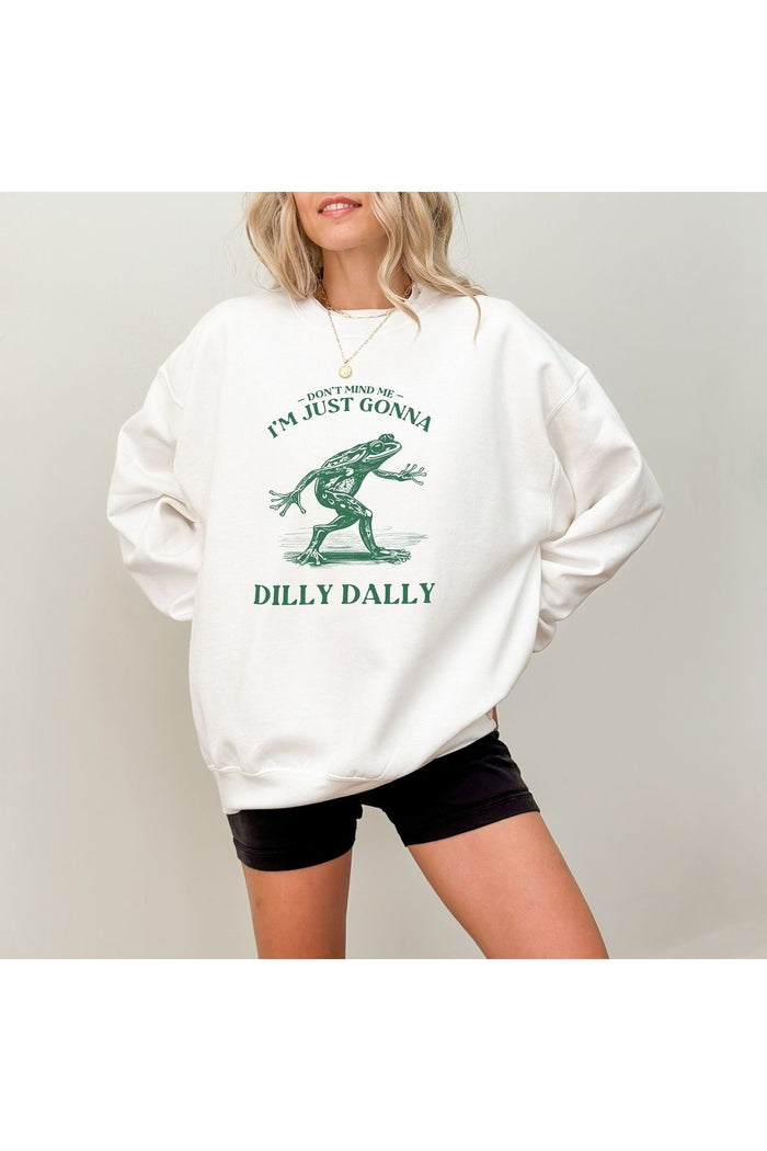 Premium Oversize Kesim Uzun Kollu Baskılı Sweatshirt