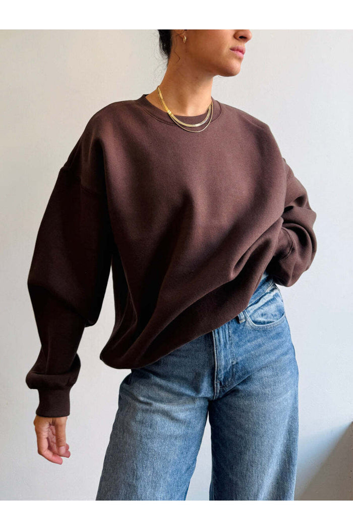 JC Limited Edition Oversize Kesim Organik Pamuk Sweatshirt