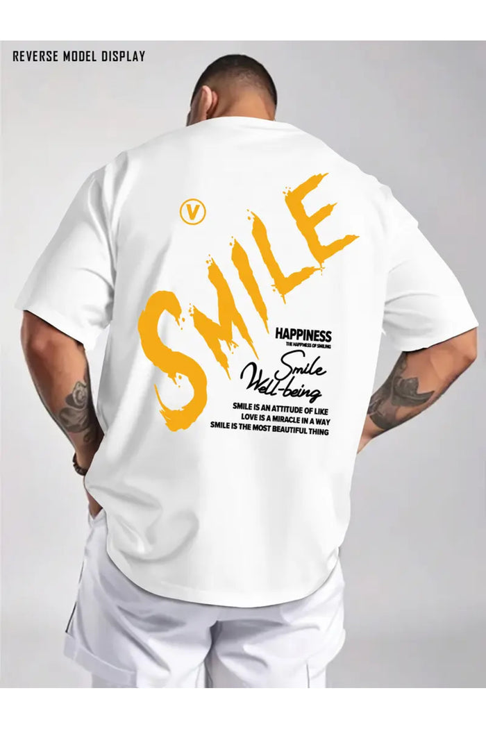 Premium Oversize Kesim Kısa Kollu Baskılı T-shirt