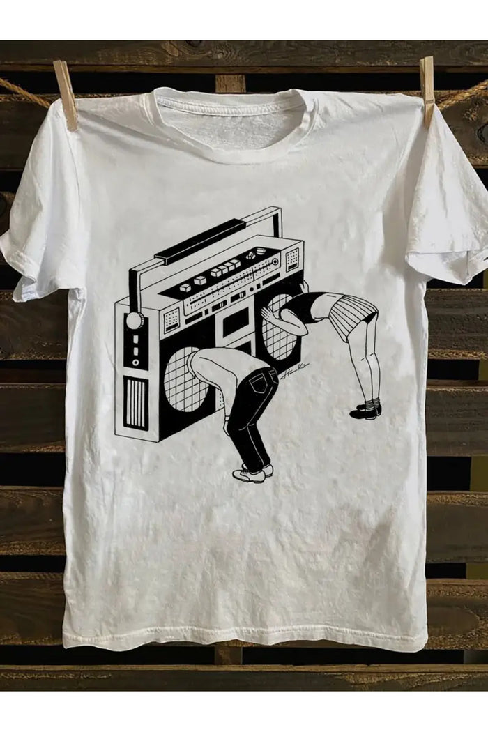 Premium Oversize Kesim Kısa Kollu Baskılı T-shirt