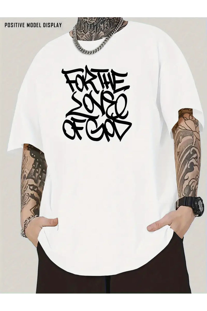 Premium Oversize Kesim Kısa Kollu Baskılı T-shirt