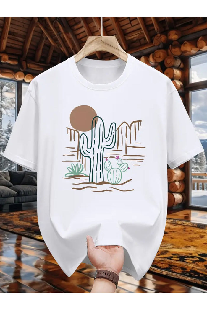 Premium Oversize Kesim Kısa Kollu Baskılı T-shirt