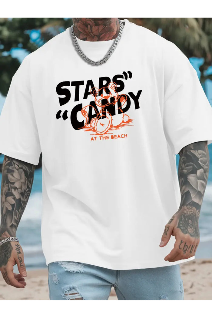 Premium Oversize Kesim Kısa Kollu Baskılı T-shirt