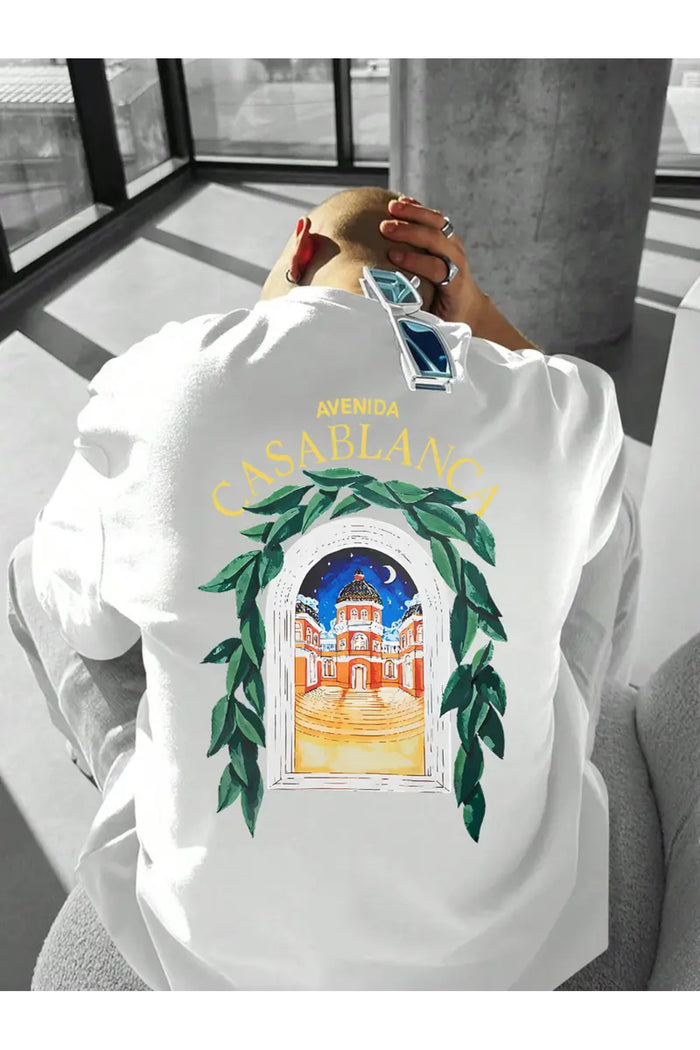 Premium Oversize Kesim Kısa Kollu Baskılı T-shirt