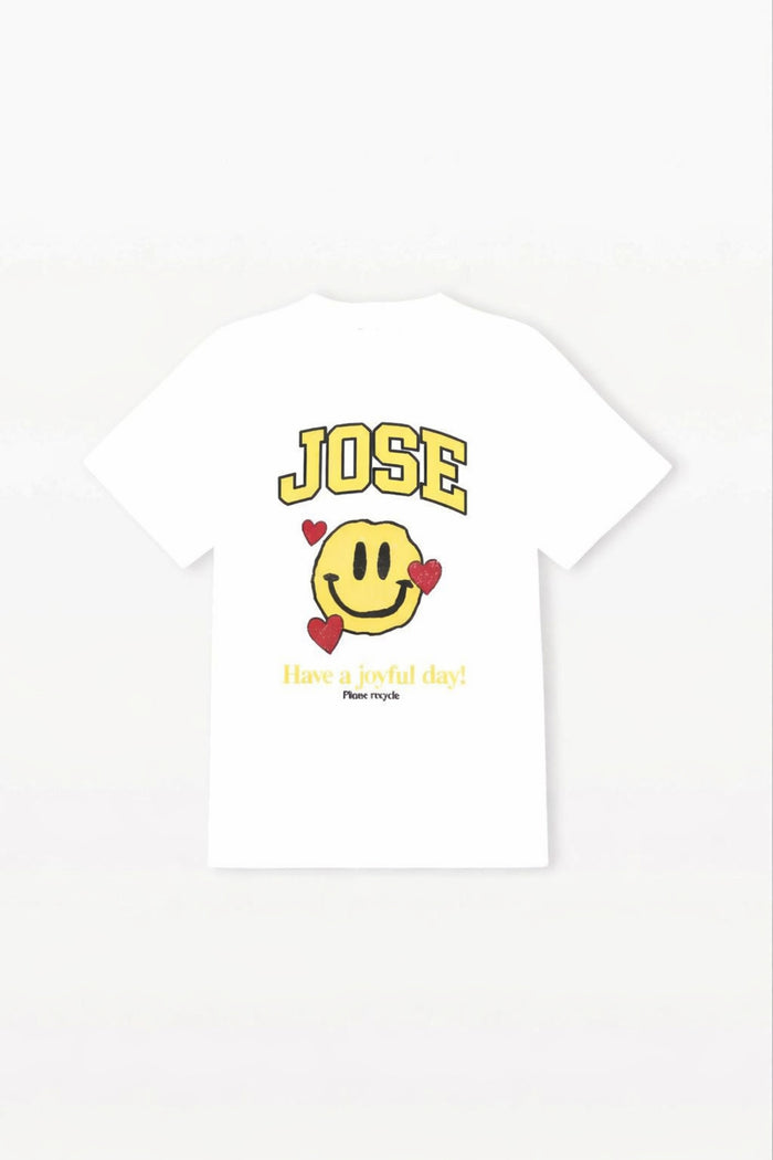 Oversize Kesim Kısa Kollu Baskılı T-shirt