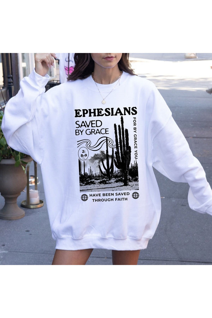 Premium Oversize Kesim Uzun Kollu Baskılı Sweatshirt