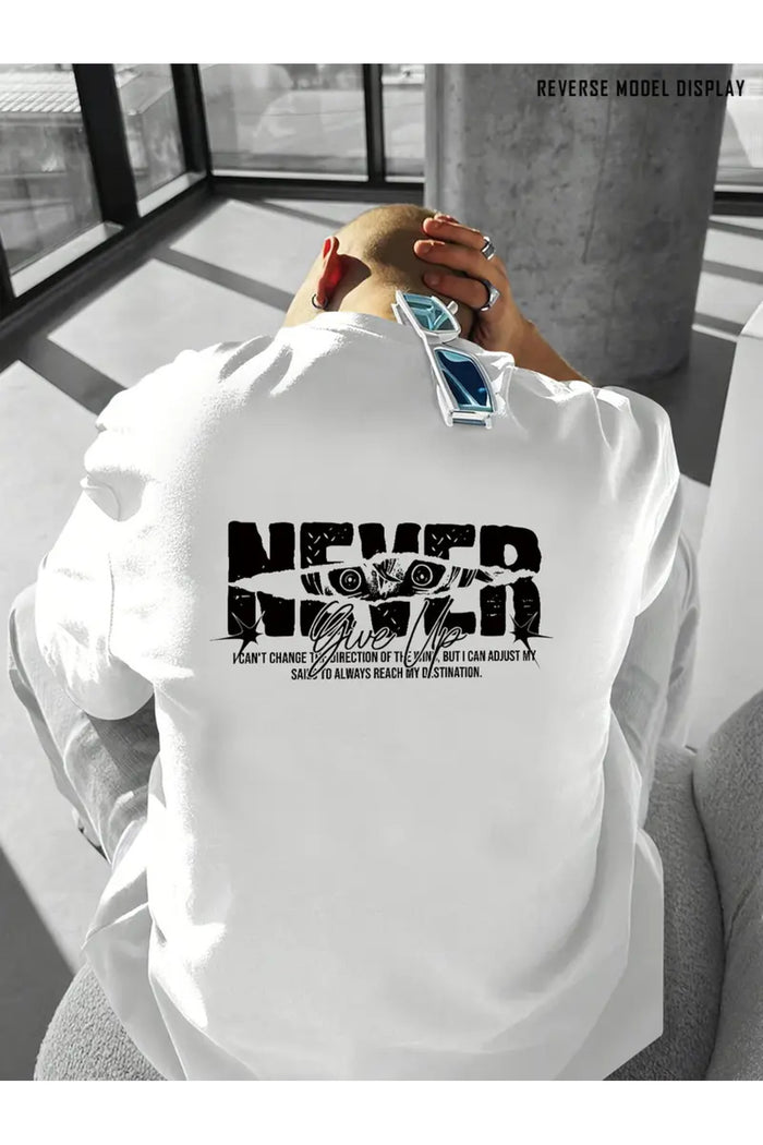 Premium Oversize Kesim Kısa Kollu Baskılı T-shirt