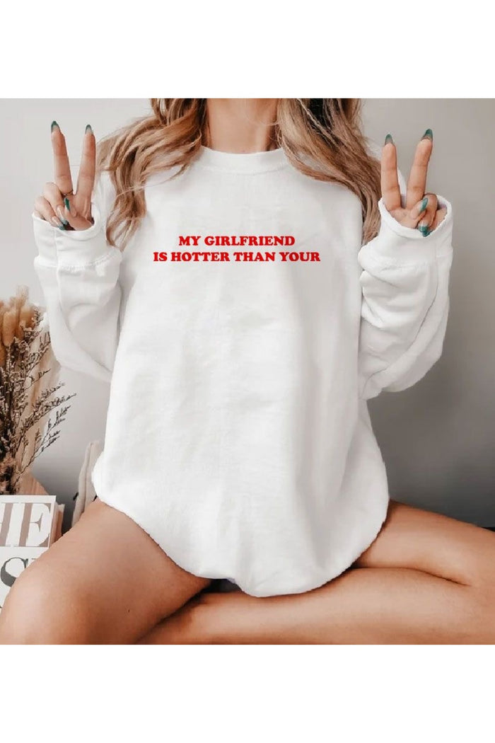 Premium Oversize Kesim Uzun Kollu Baskılı Sweatshirt