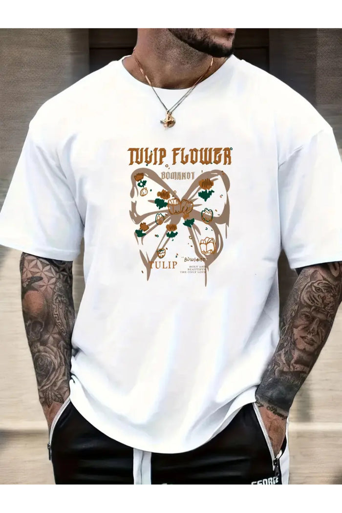 Premium Oversize Kesim Kısa Kollu Baskılı T-shirt