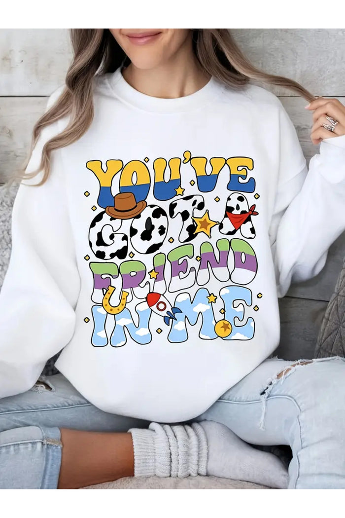 Premium Oversize Kesim Uzun Kollu Baskılı Sweatshirt