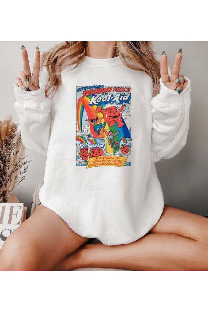 Premium Oversize Kesim Uzun Kollu Baskılı Sweatshirt