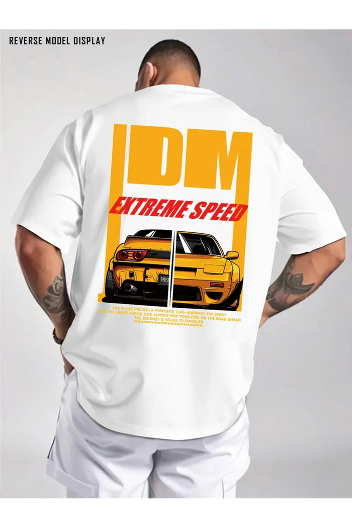 Premium Oversize Kesim Kısa Kollu Baskılı T-shirt