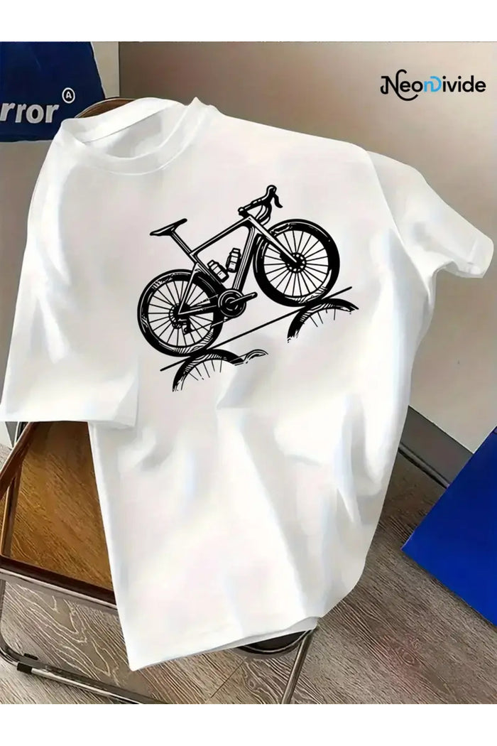 Premium Oversize Kesim Kısa Kollu Baskılı T-shirt