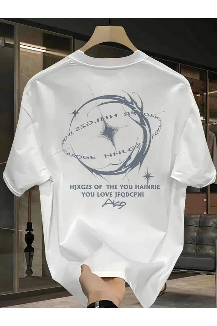 Premium Oversize Kesim Kısa Kollu Baskılı T-shirt