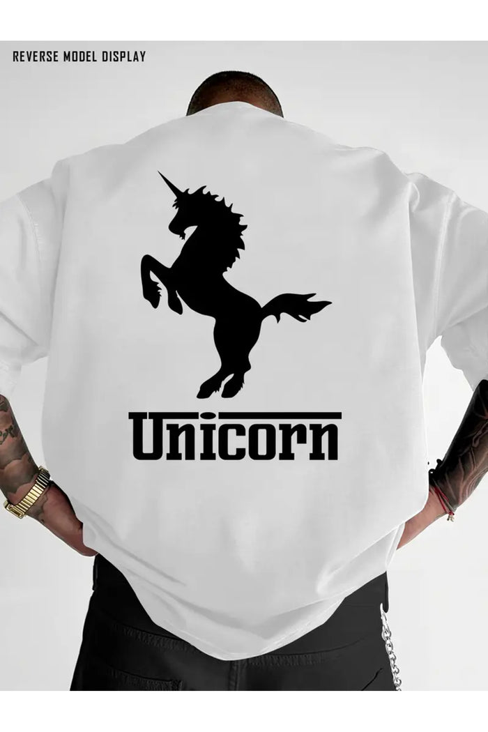 Premium Oversize Kesim Kısa Kollu Baskılı T-shirt
