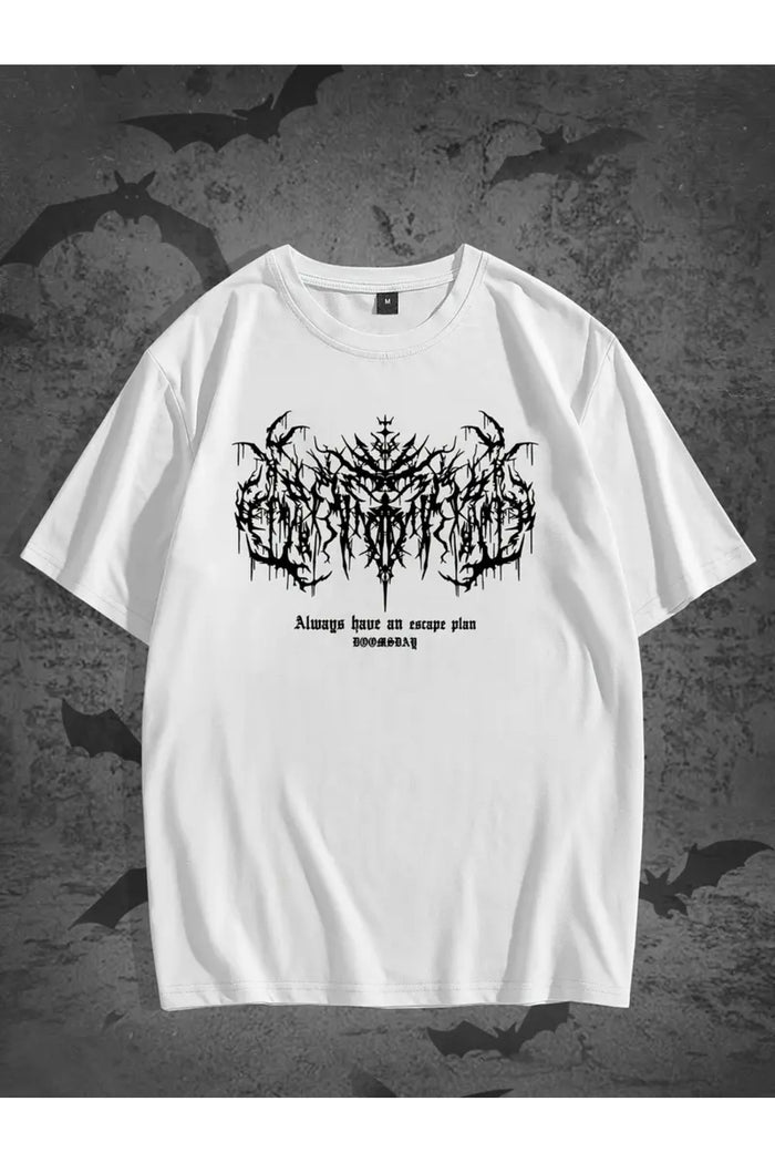 Premium Oversize Kesim Kısa Kollu Baskılı T-shirt
