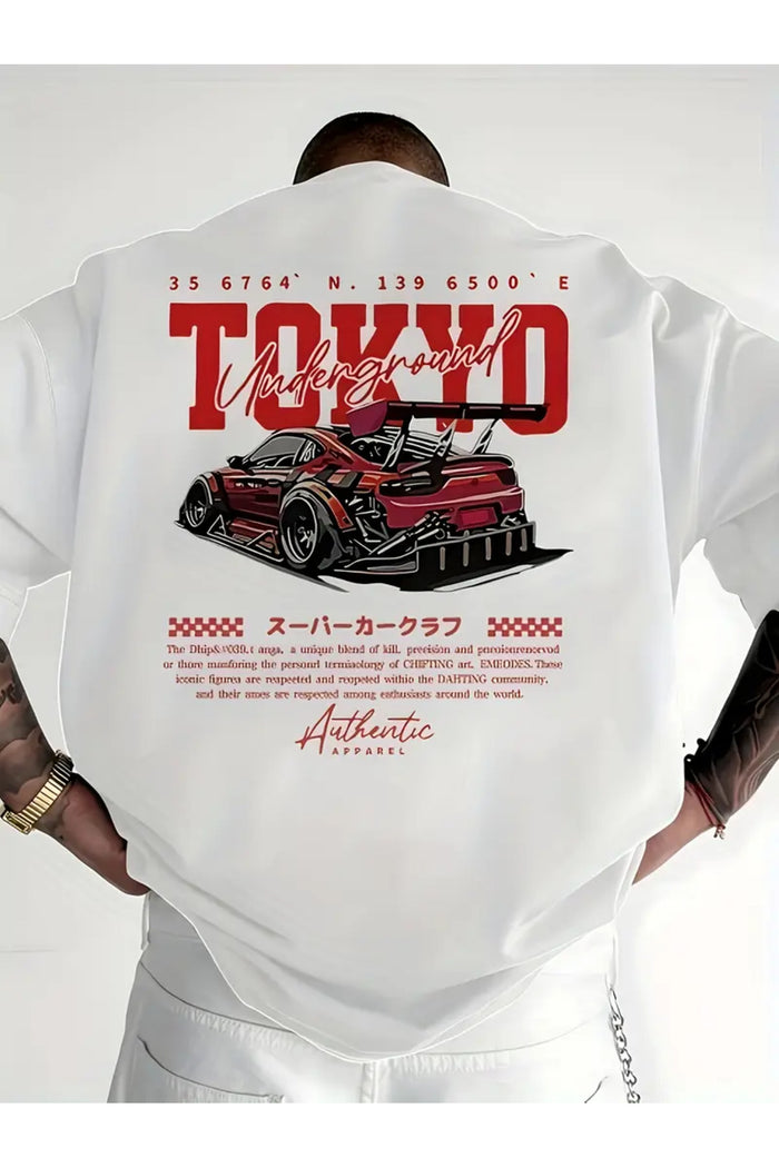 Premium Oversize Kesim Kısa Kollu Baskılı T-shirt