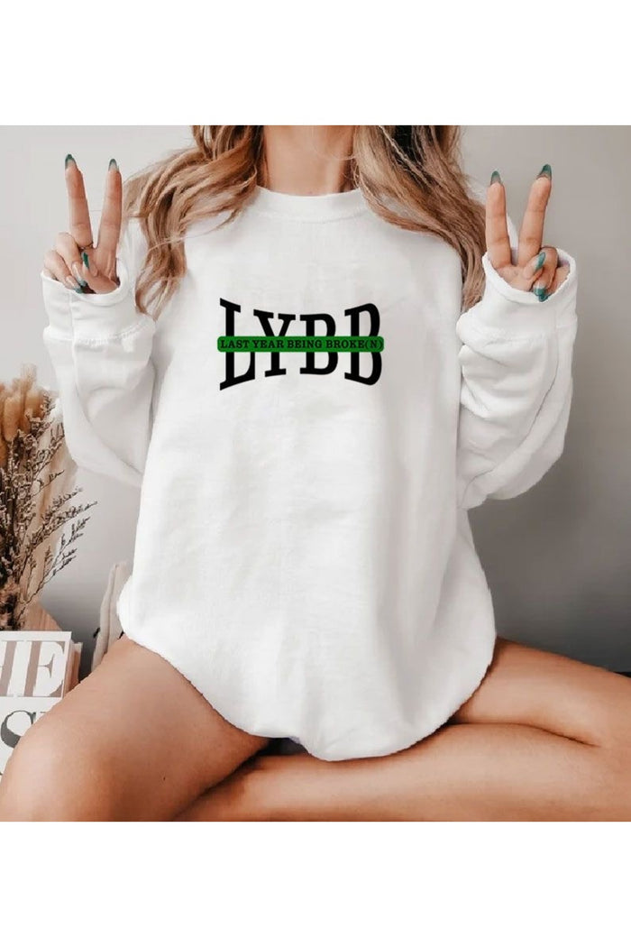 Premium Oversize Kesim Uzun Kollu Baskılı Sweatshirt