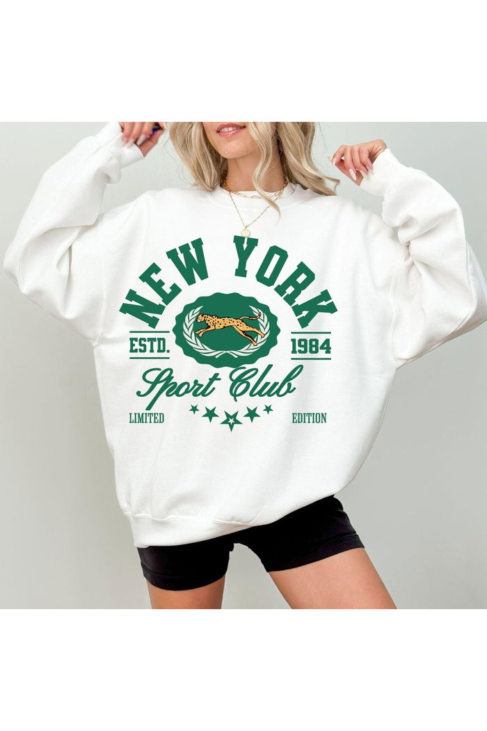 Premium Oversize Kesim Uzun Kollu Baskılı Sweatshirt