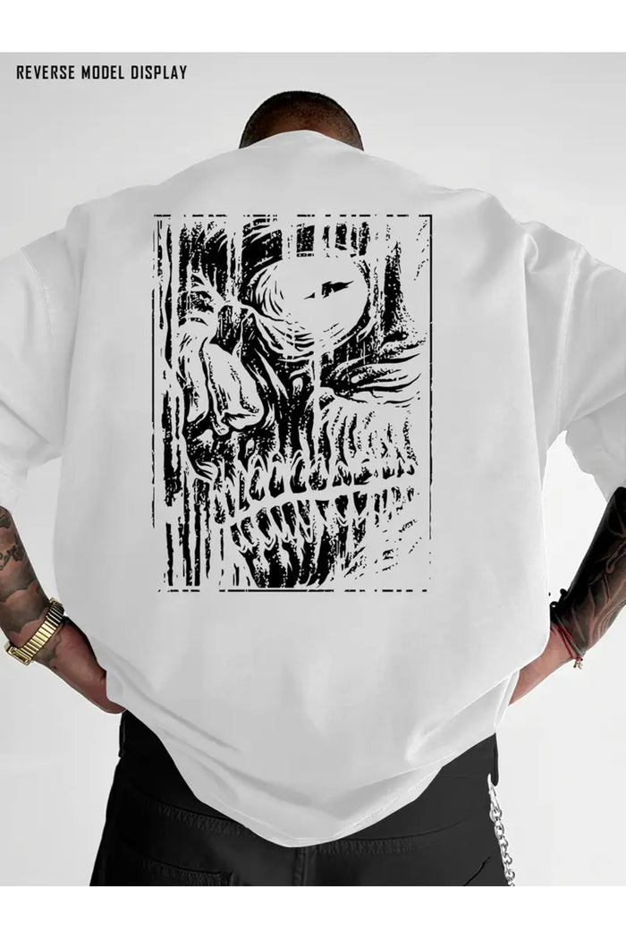 Premium Oversize Kesim Kısa Kollu Baskılı T-shirt