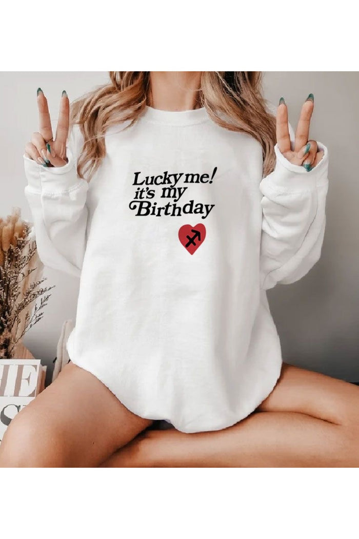Premium Oversize Kesim Uzun Kollu Baskılı Sweatshirt