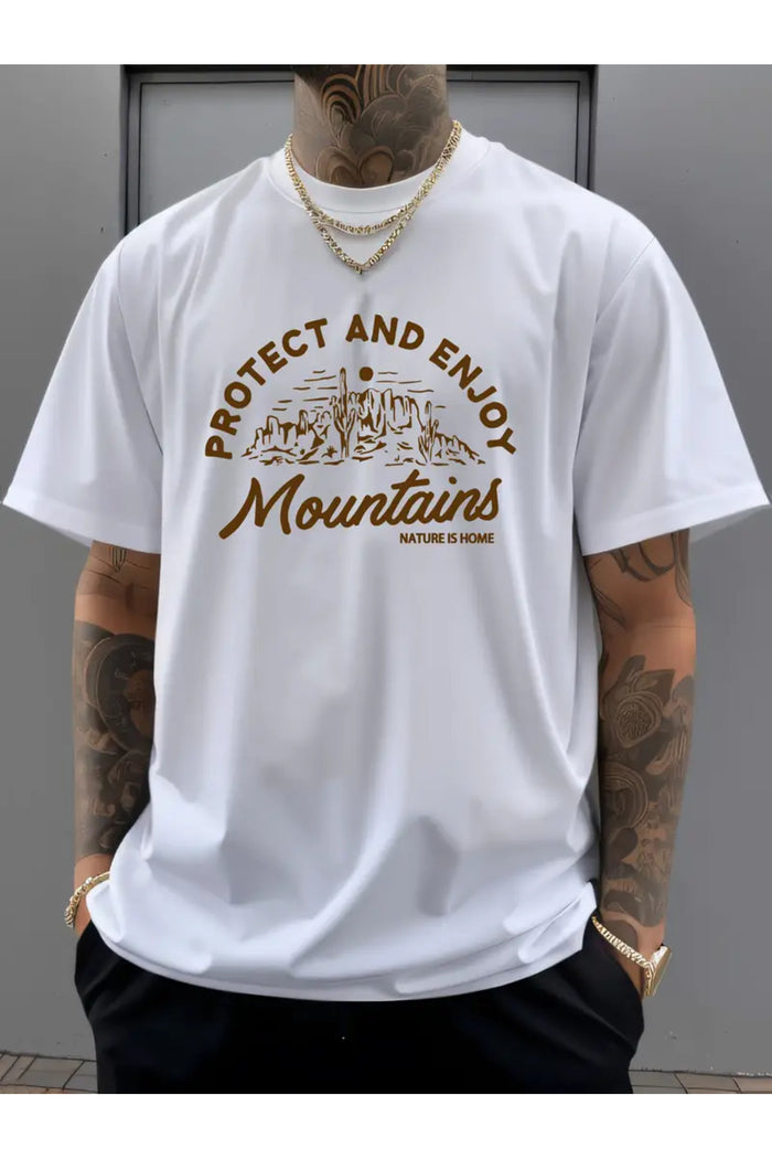 Premium Oversize Kesim Kısa Kollu Baskılı T-shirt