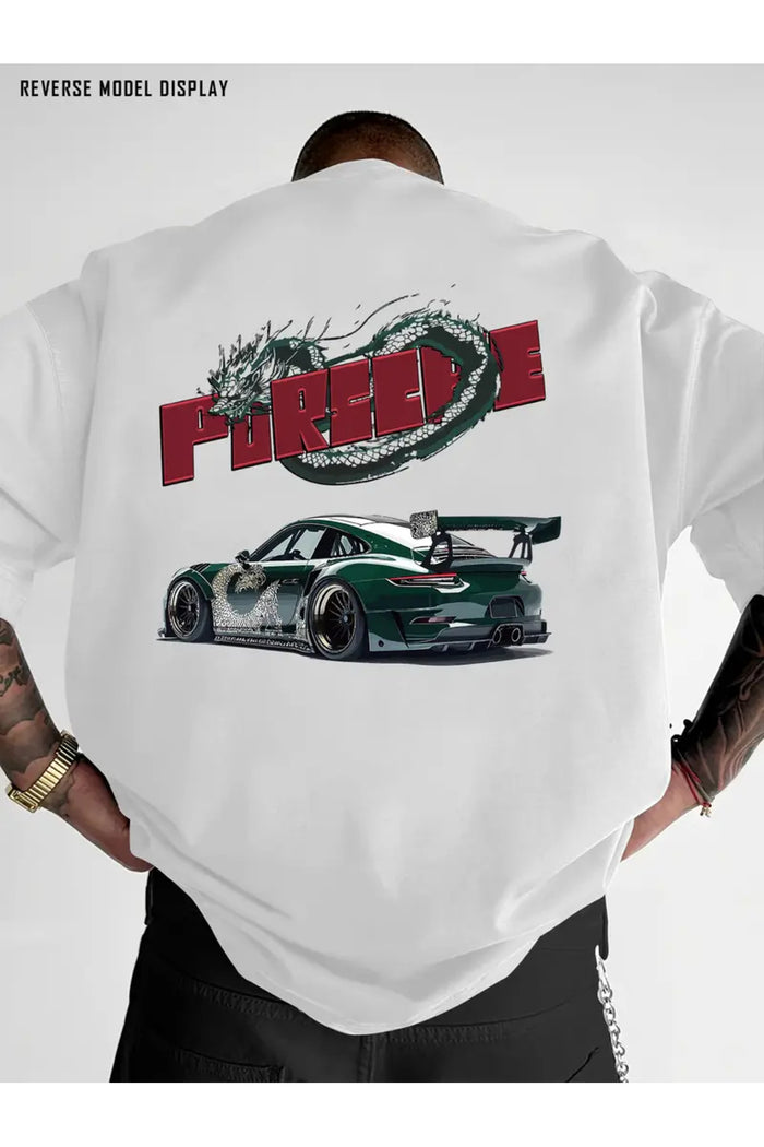 Premium Oversize Kesim Kısa Kollu Baskılı T-shirt