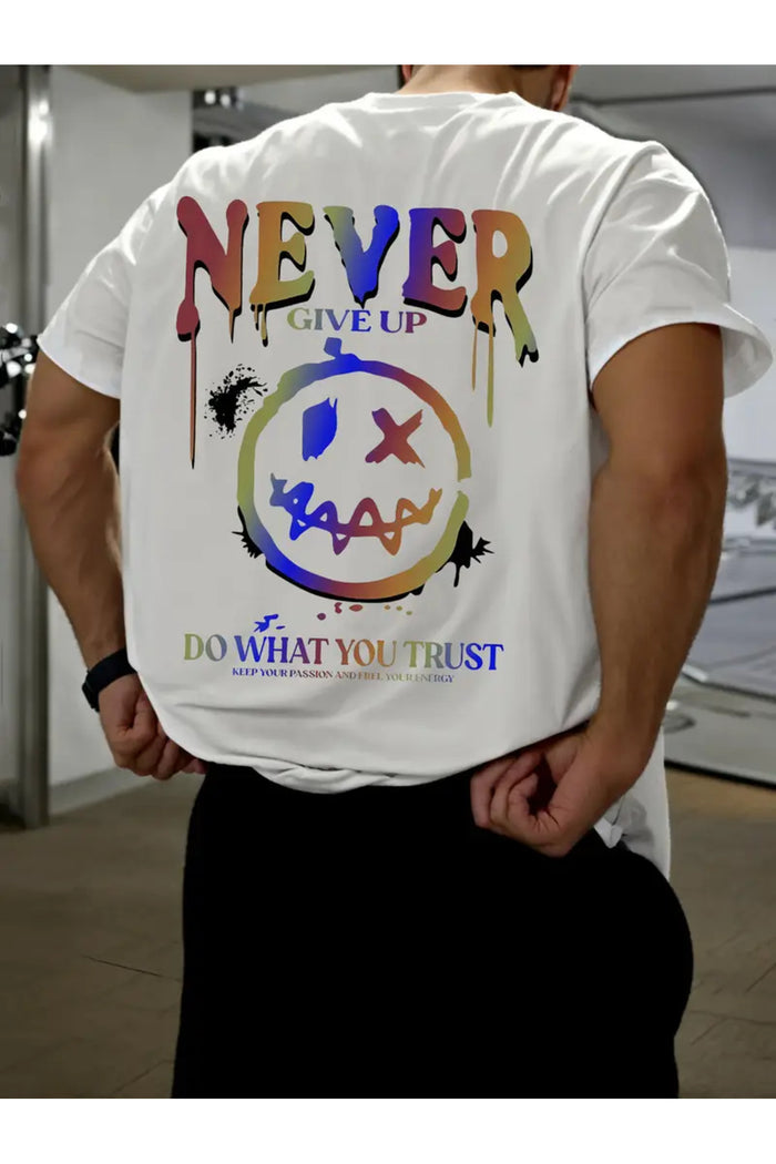 Premium Oversize Kesim Kısa Kollu Baskılı T-shirt