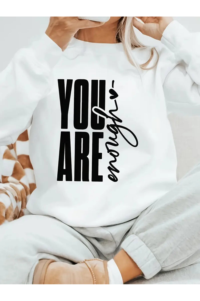 Premium Oversize Kesim Uzun Kollu Baskılı Sweatshirt