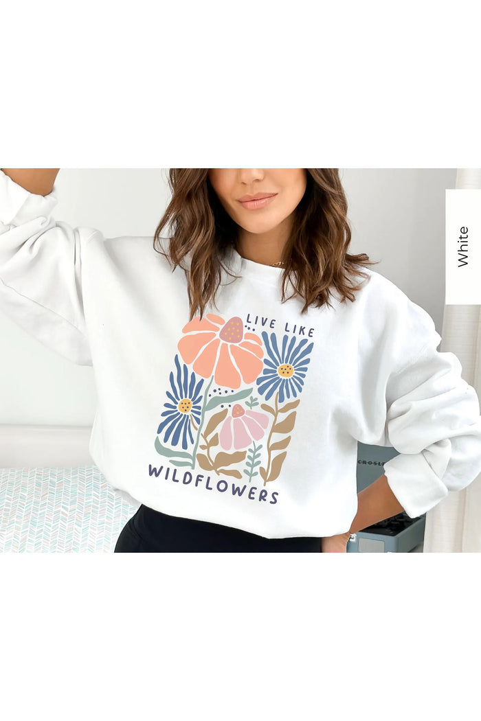 Premium Oversize Kesim Uzun Kollu Baskılı Sweatshirt