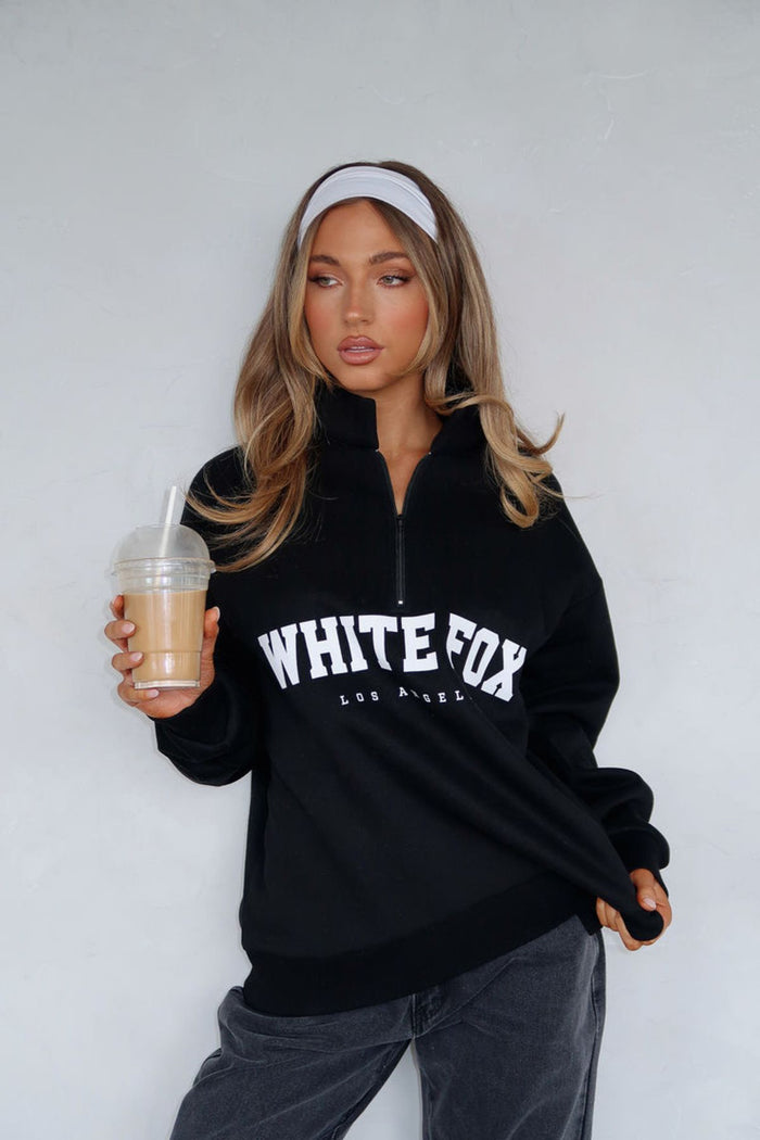 Jose Club Limited Edition Serisi Fermuarlı Oversize Kesim Sweatshirt