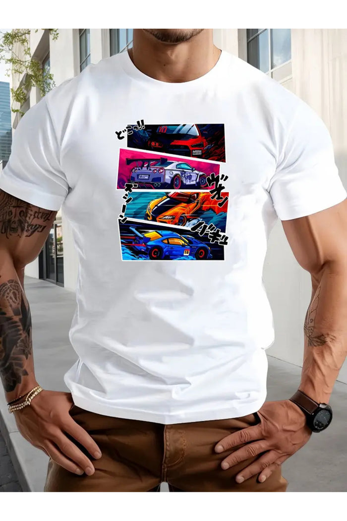 Premium Oversize Kesim Kısa Kollu Baskılı T-shirt