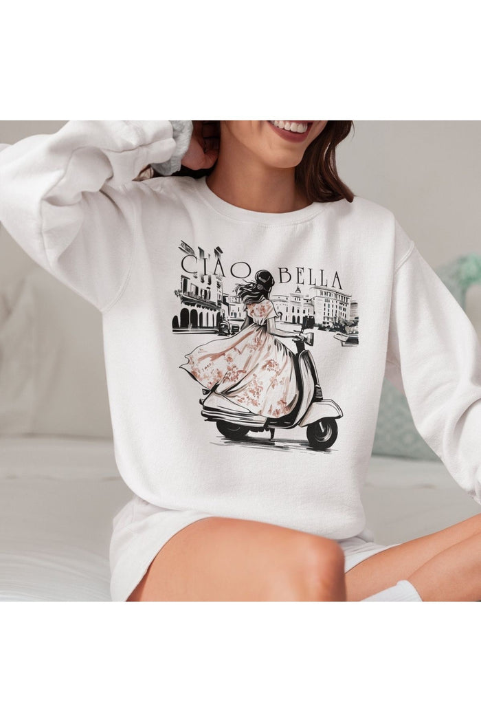 Premium Oversize Kesim Uzun Kollu Baskılı Sweatshirt