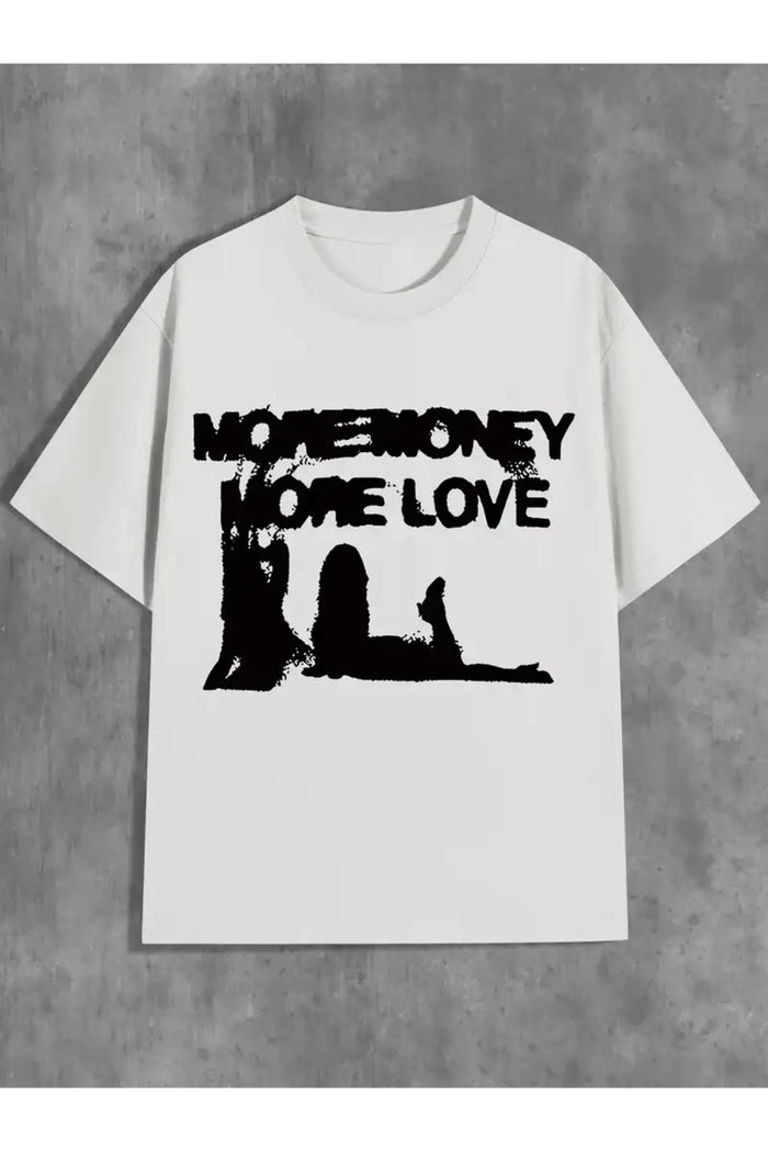 Premium Oversize Kesim Kısa Kollu Baskılı T-shirt