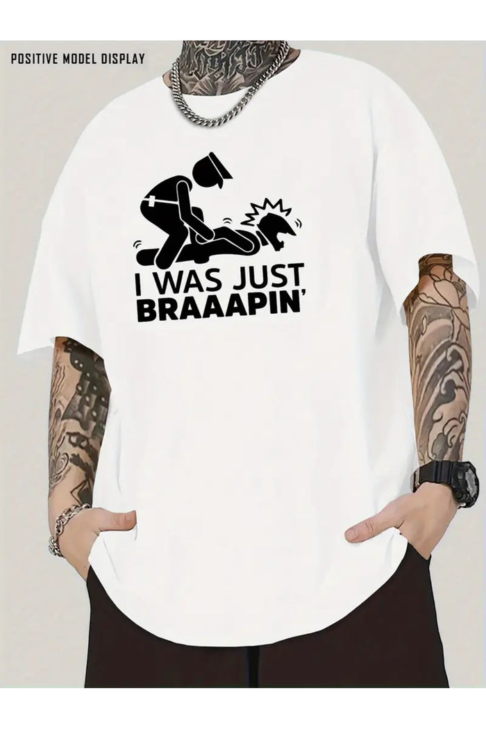 Premium Oversize Kesim Kısa Kollu Baskılı T-shirt