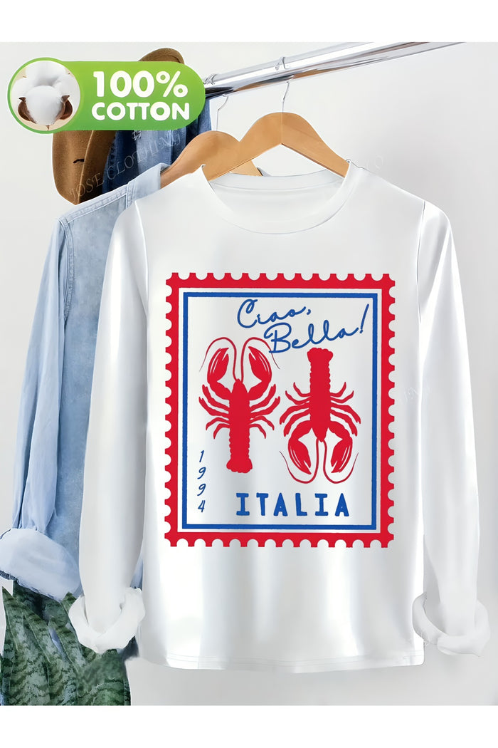 Premium Oversize Kesim Uzun Kollu Baskılı Sweatshirt