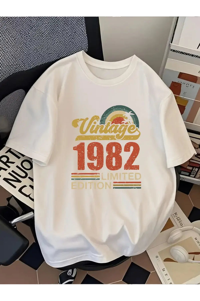 Premium Oversize Kesim Kısa Kollu Baskılı T-shirt