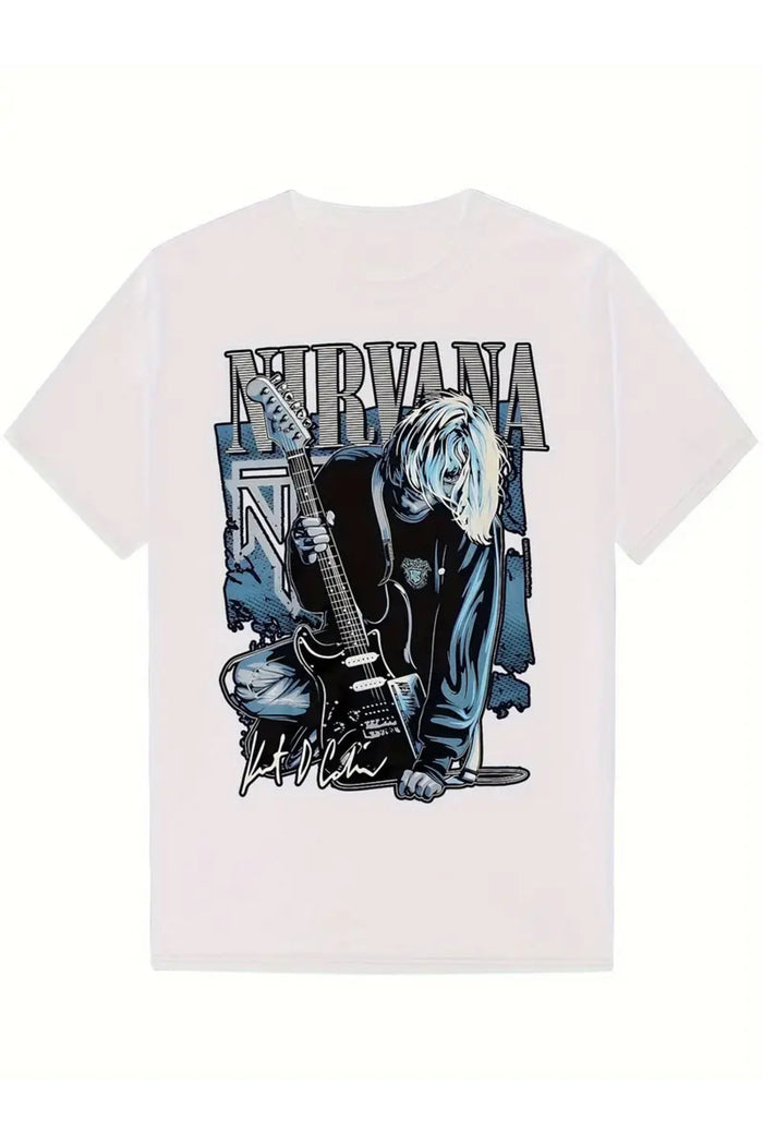Premium Oversize Kesim Kısa Kollu Baskılı T-shirt