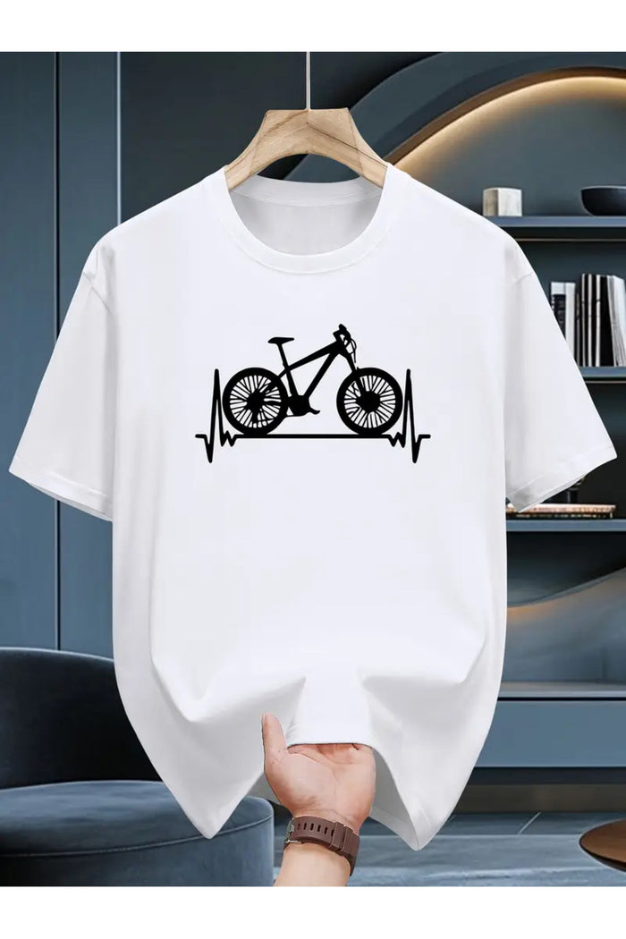 Premium Oversize Kesim Kısa Kollu Baskılı T-shirt