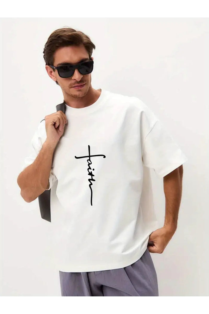 Premium Oversize Kesim Kısa Kollu Baskılı T-shirt