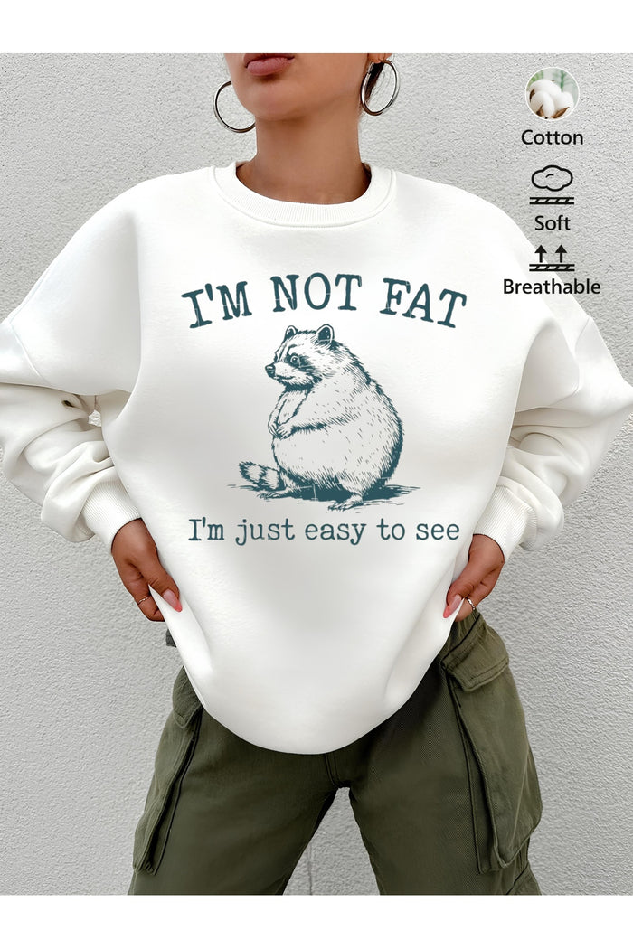 Premium Oversize Kesim Uzun Kollu Baskılı Sweatshirt