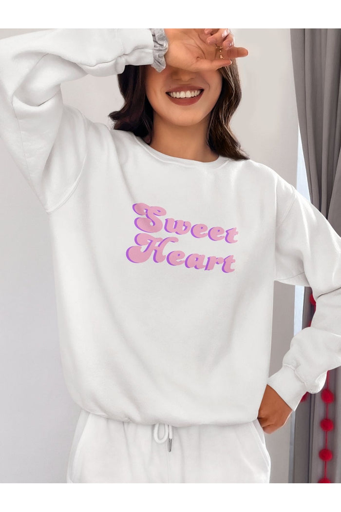 Premium Oversize Kesim Uzun Kollu Baskılı Sweatshirt