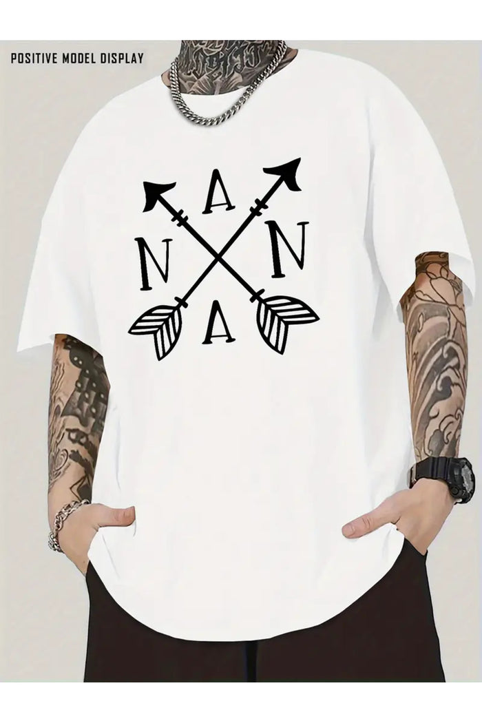 Premium Oversize Kesim Kısa Kollu Baskılı T-shirt