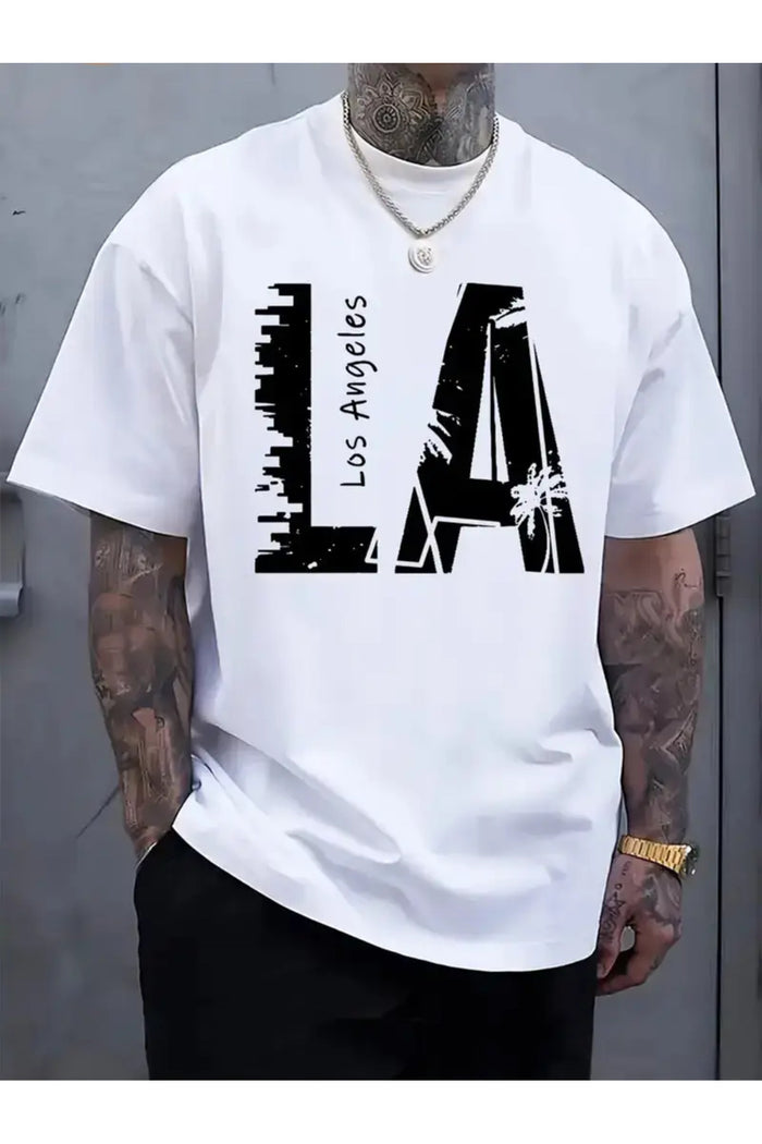 Premium Oversize Kesim Kısa Kollu Baskılı T-shirt