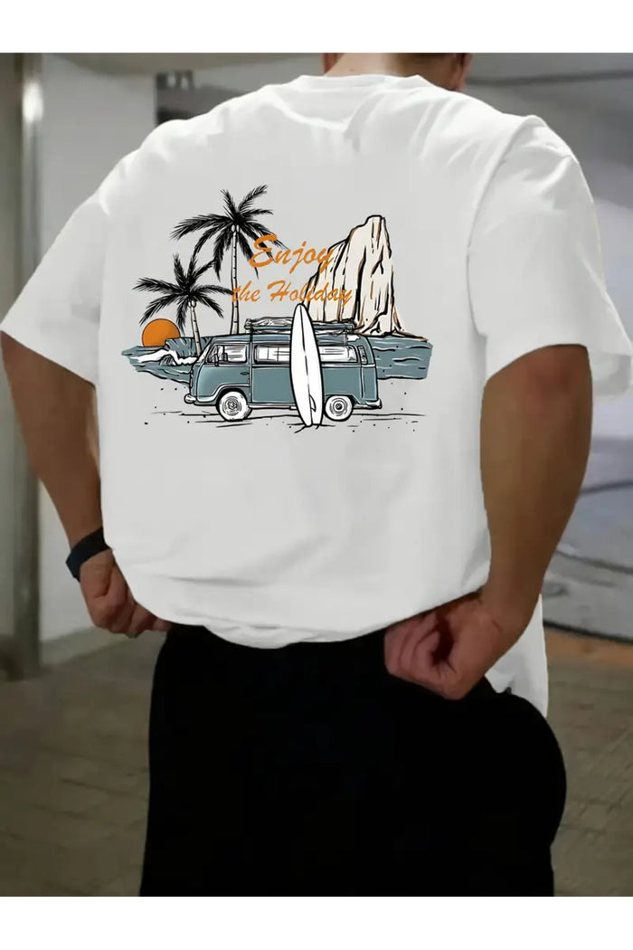 Premium Oversize Kesim Kısa Kollu Baskılı T-shirt