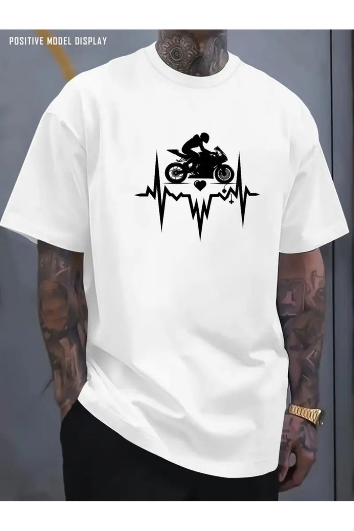 Premium Oversize Kesim Kısa Kollu Baskılı T-shirt